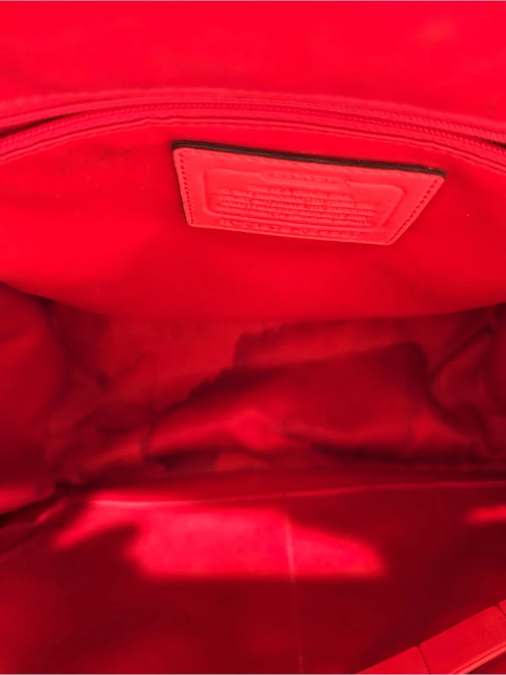 Coach signature large C backpack authentic
